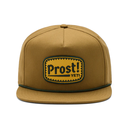 Yeti Prost Flat Brim Rope Hat Brown