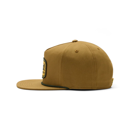 Yeti Prost Flat Brim Rope Hat Brown