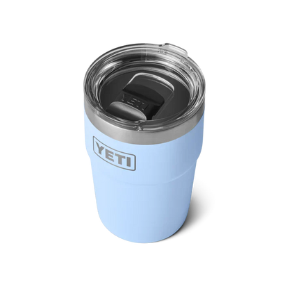 Yeti Rambler 16oz Stackable Cup - Big Sky Blue